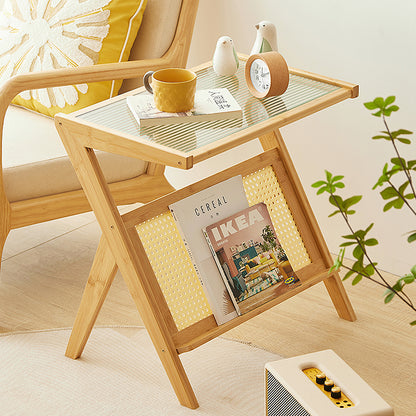 Mid Century Wooden Side Table | 2 Colors
