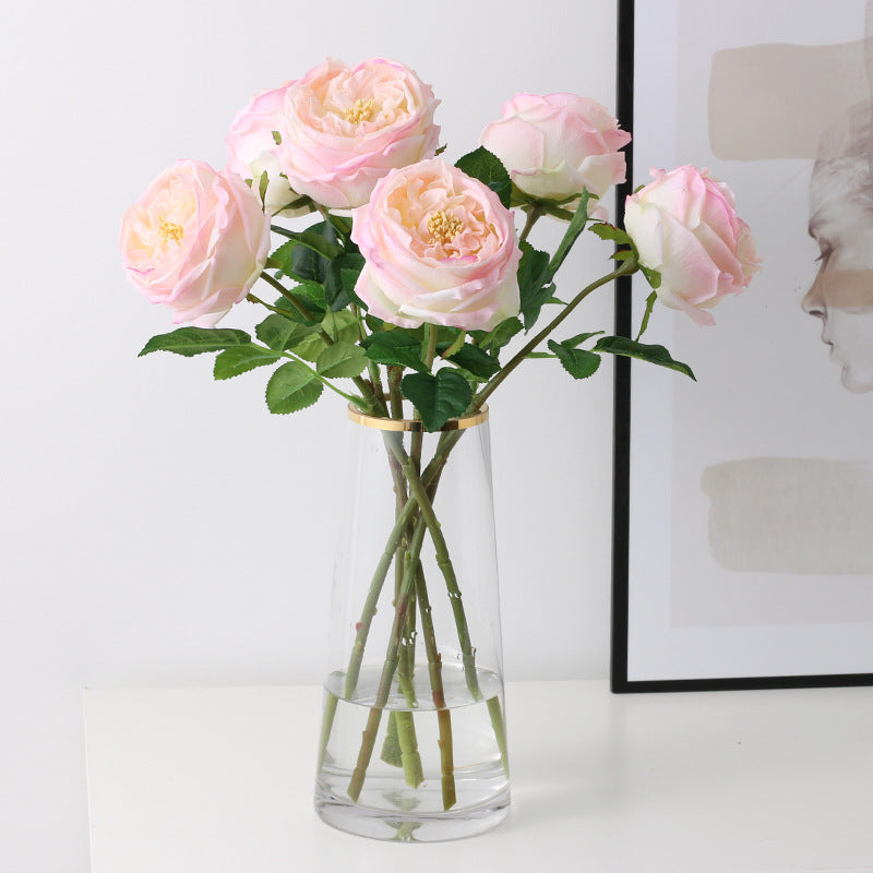17.7" Bundle of 6 Real Touch David Austin Rose | 6 Colors
