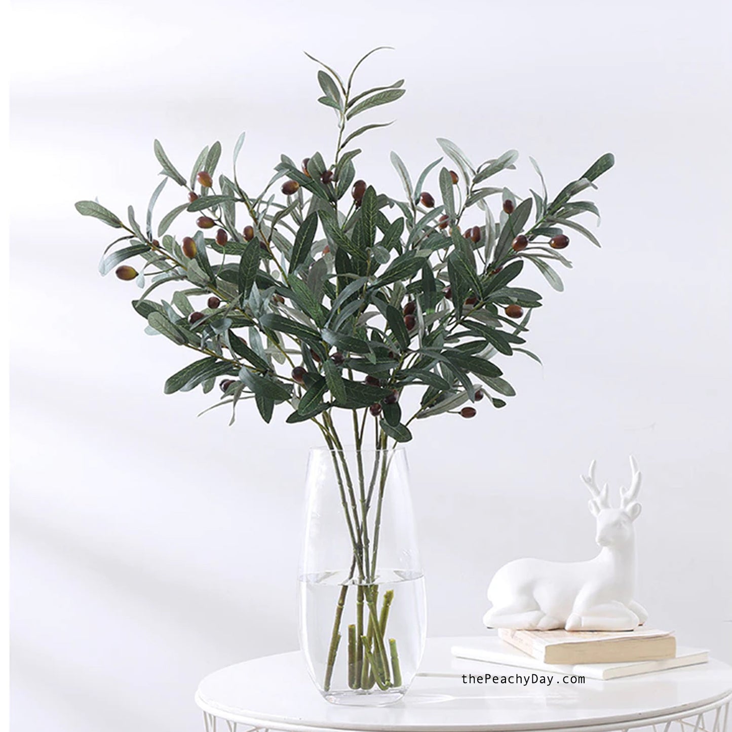 30" Artificial Olive Branch