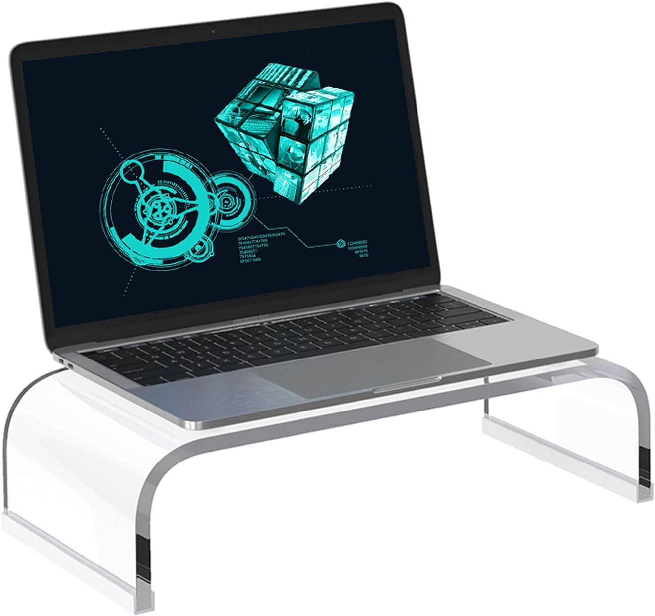 12.6 Inches Acrylic Monitor Stand