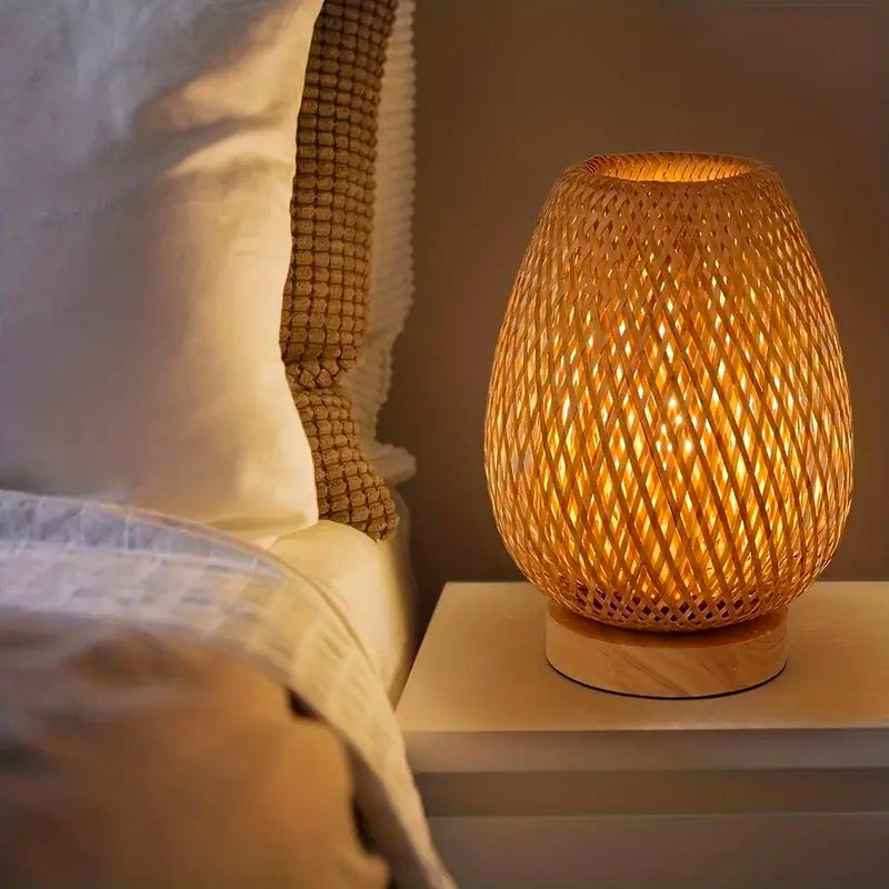 Bamboo Woven Lamp