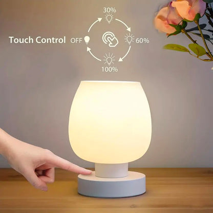 Dimmable Touch Bedside Table Lamp