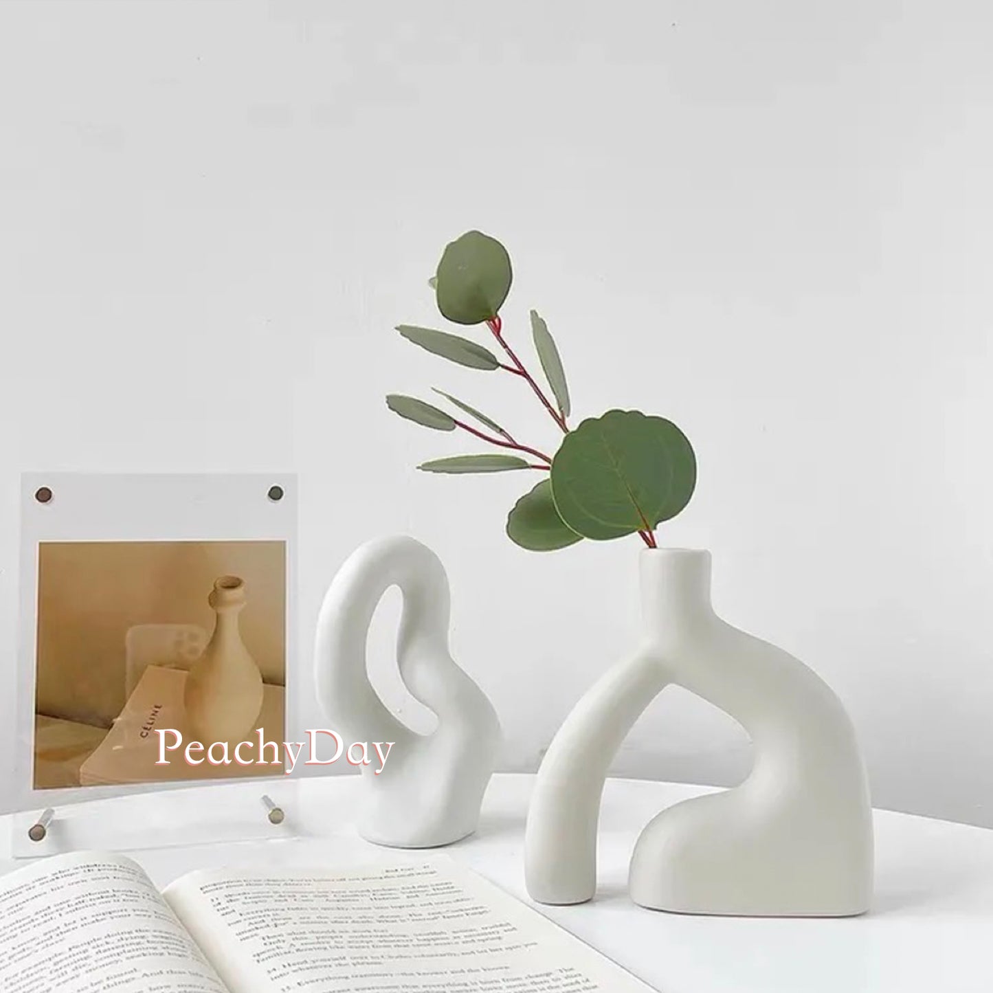 Abstract Ceramic Vase Sculpture