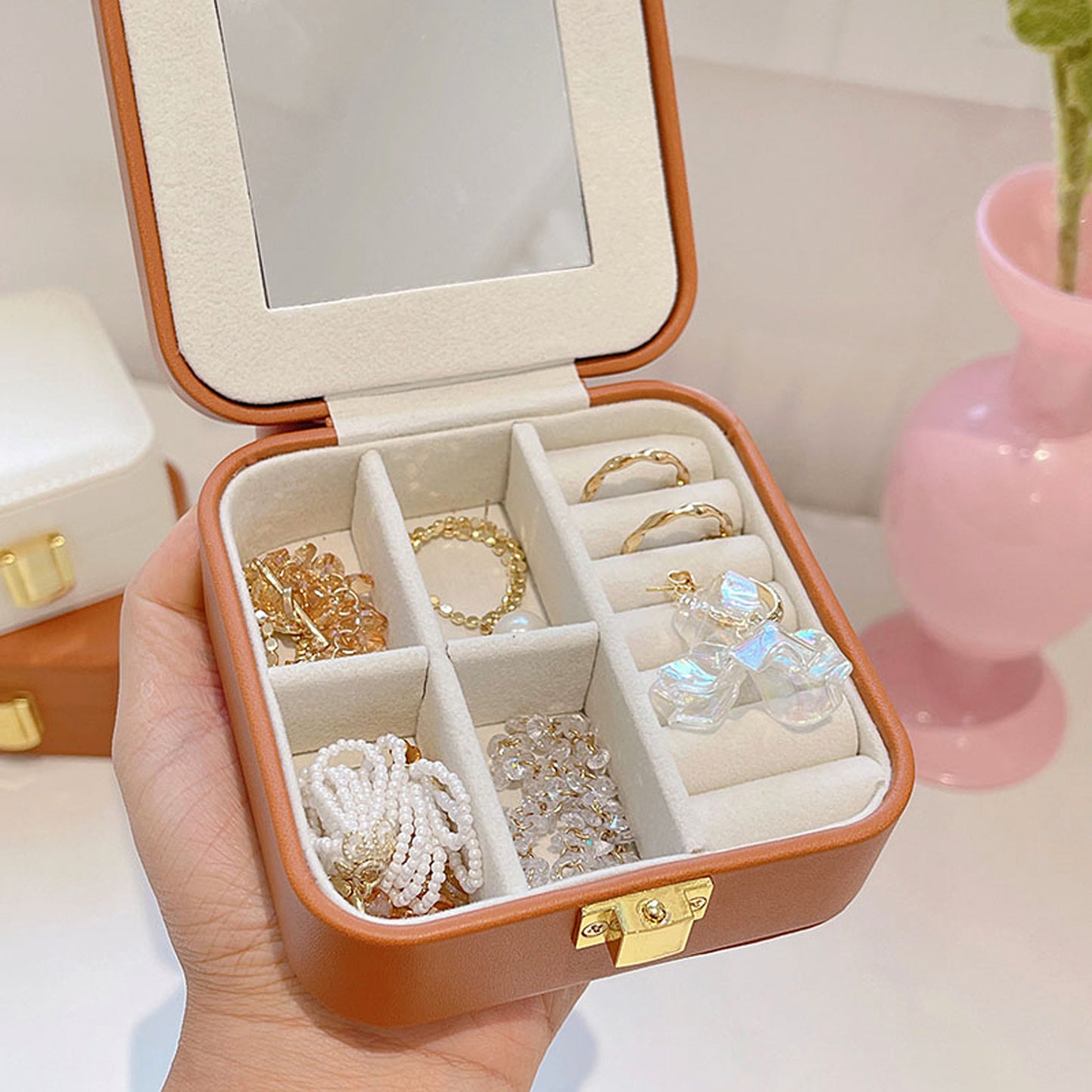 Jewelry Box with Mirror