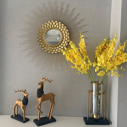 Luxury Wall Hanging Sunflower Mirror