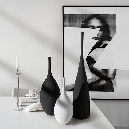 Black & White Ceramic Vase