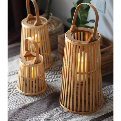 Bamboo Candle Holder Lantern