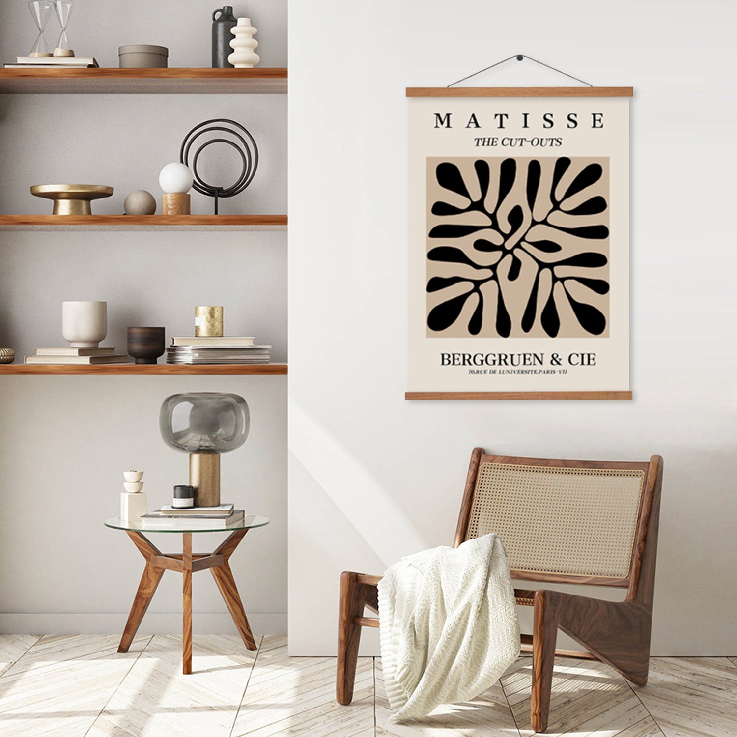 Boho Beige Matisse Abstract Art Posters Paintings Wall Print Picture