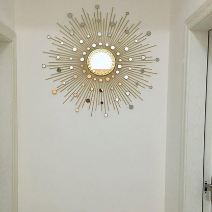 Luxury Crystal Wall Hanging Sunflower Mirror