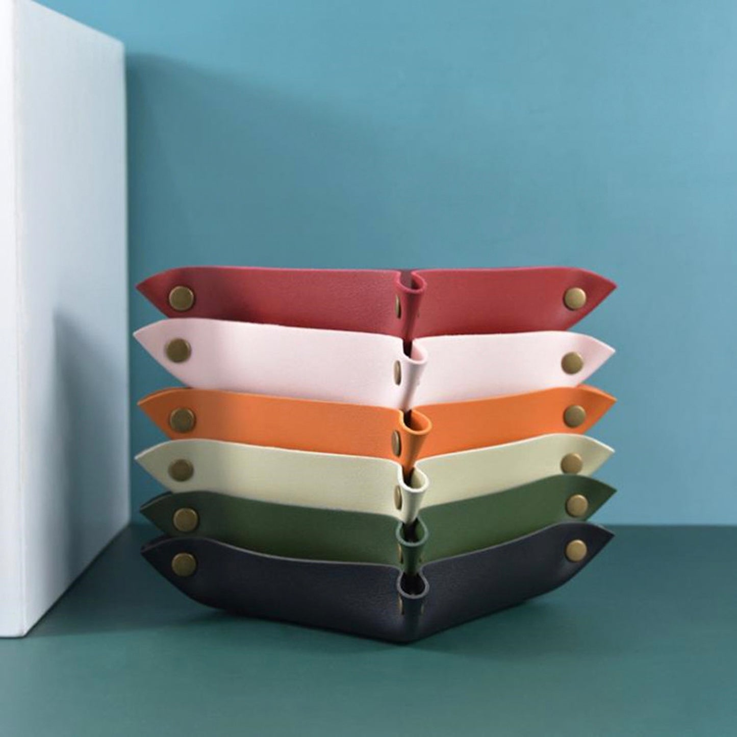 PU Leather Square Tray