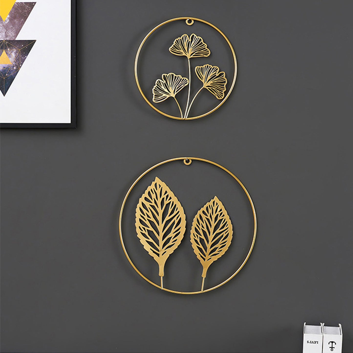 Luxury Gold Leaf Wall Hanging Decor