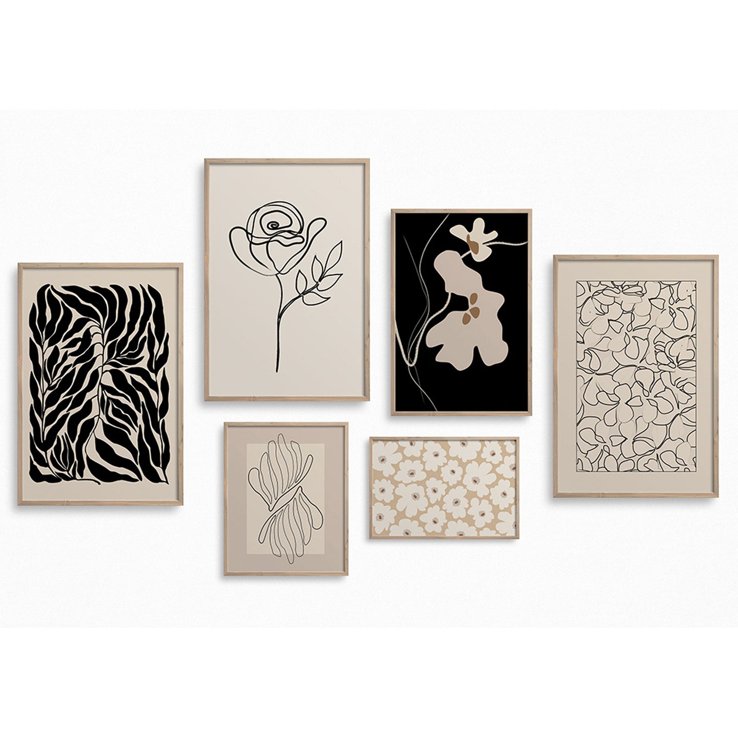[unframed] Abstract Floral Art Posters