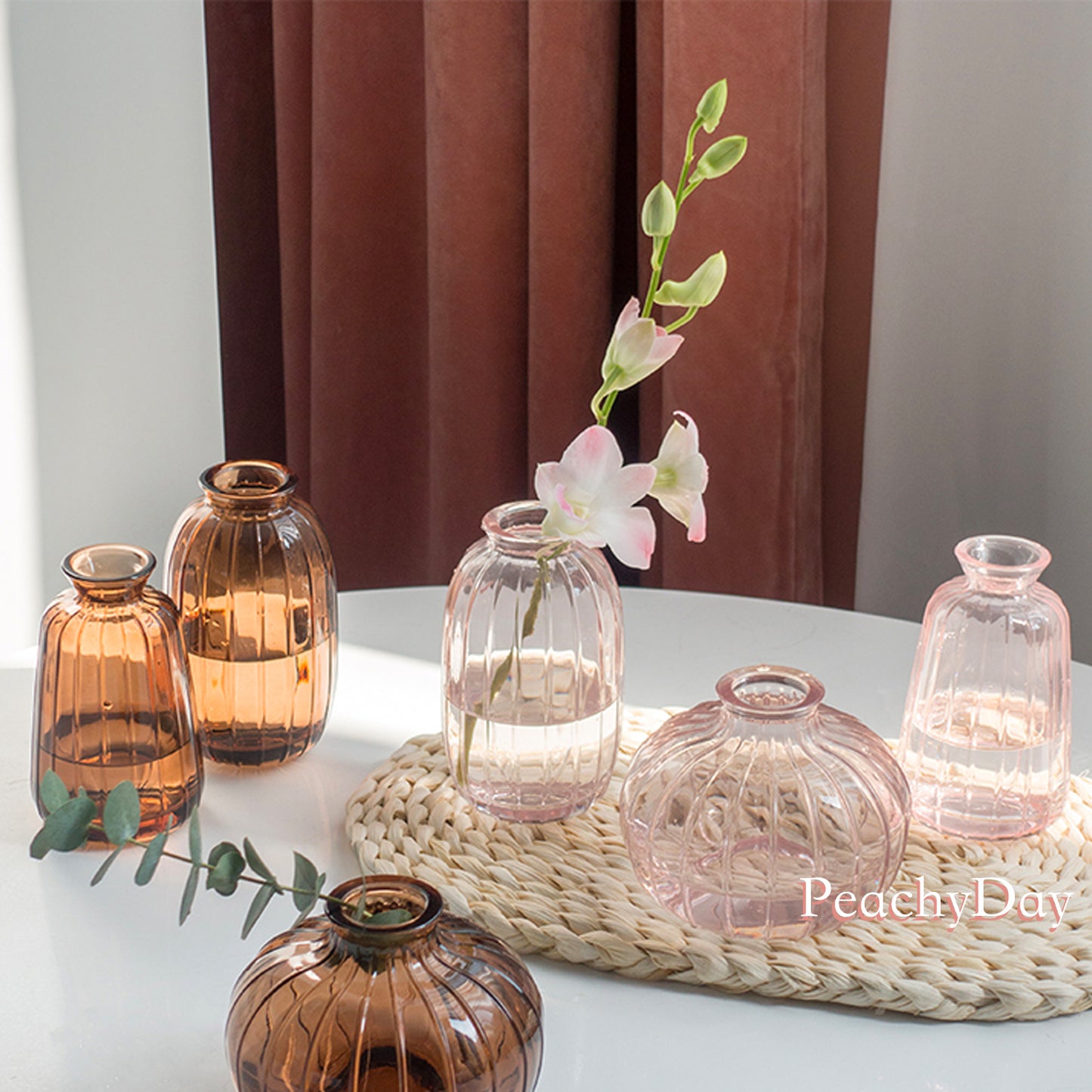 Glass Vase Set in 4 Colors