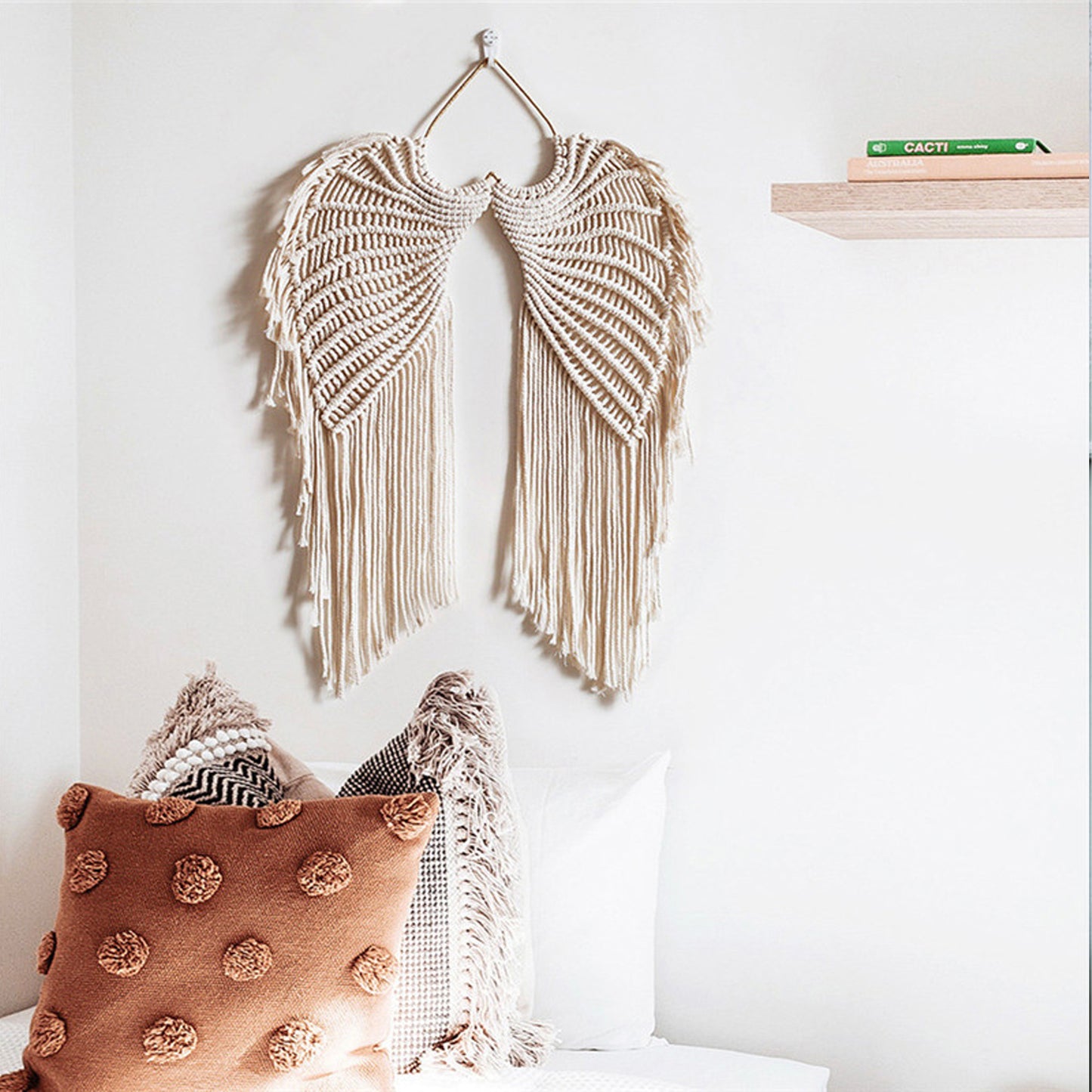 Angel's Wings Macrame Wall Hanging Decor