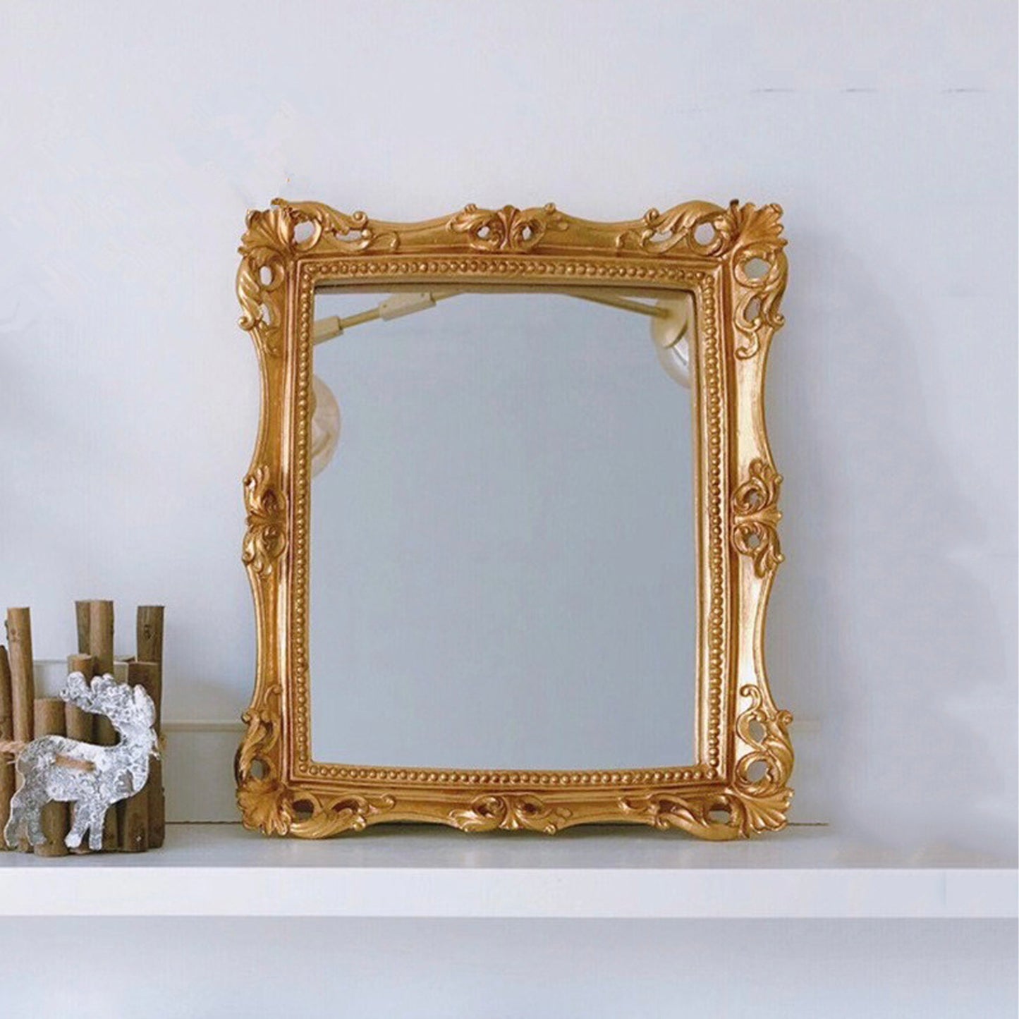 Square Vintage Decorative Wall Mirror