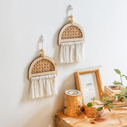 Mini Macrame Wall Hanging Tapestry