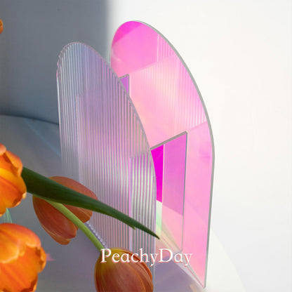 Geometric-shaped Acrylic Vase