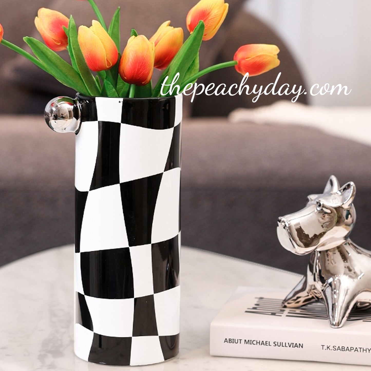 Black & White Ceramic Vase