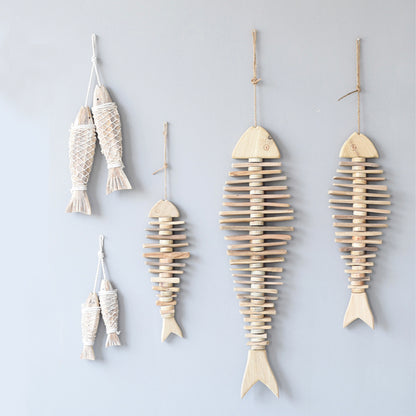 Scandinavian Wooden Hanging Fish