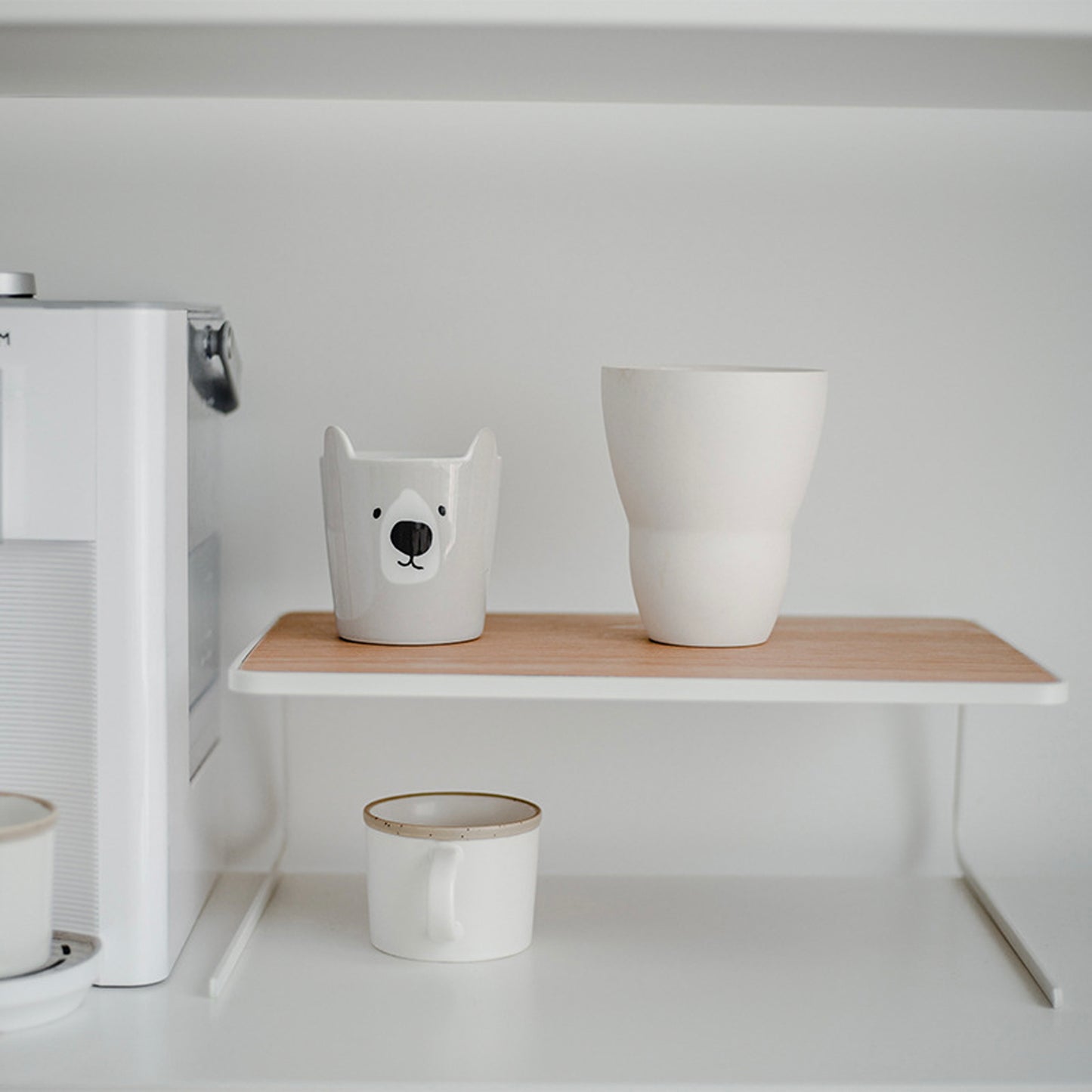 Desktop Shelf for Microwave Cups