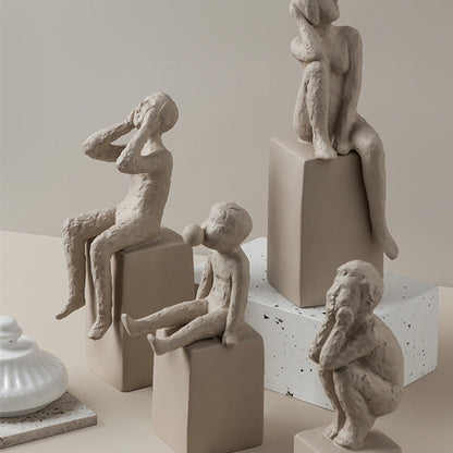 Small Ceramic Figures Ornament