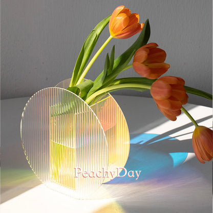 Geometric-shaped Acrylic Vase