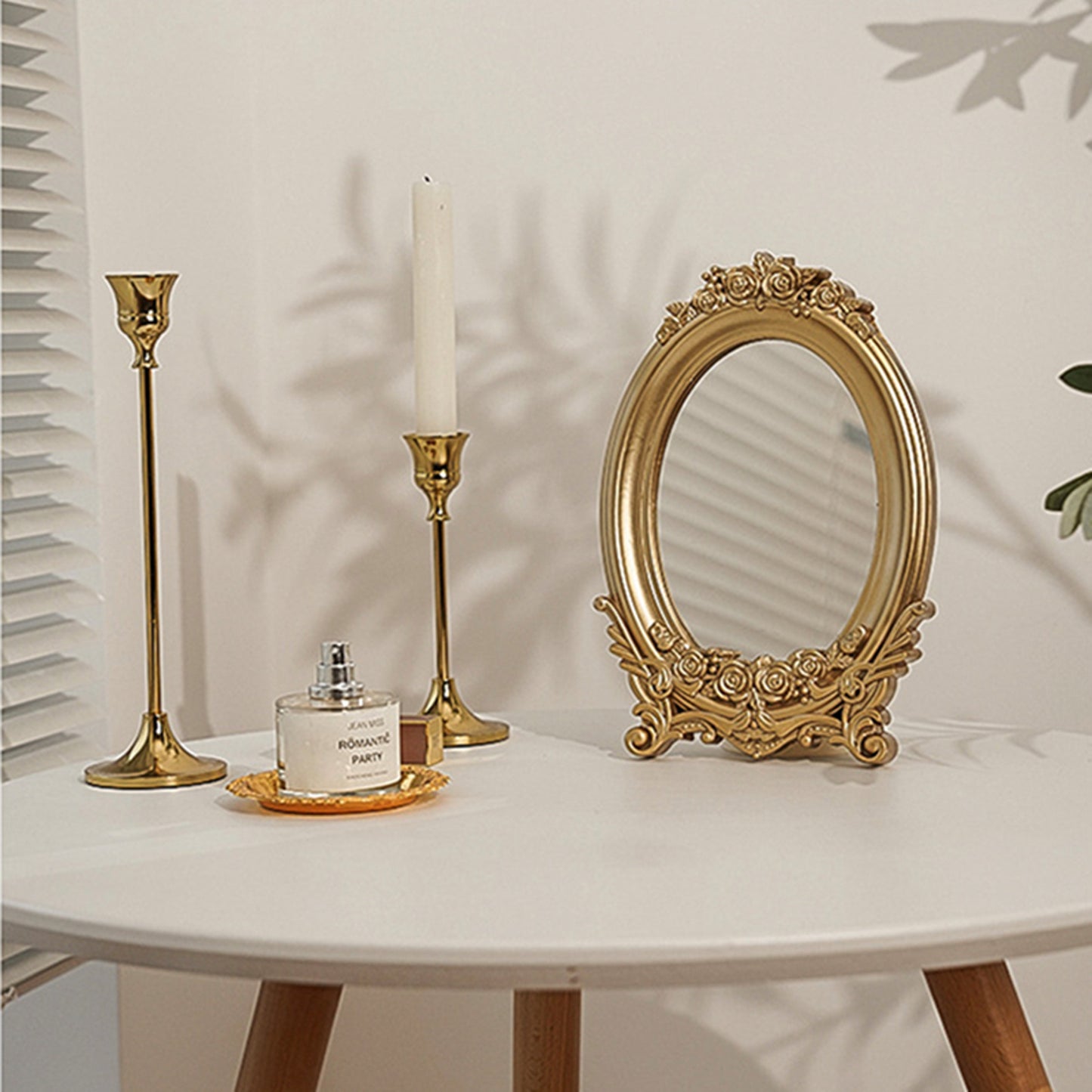 Vintage Mirror with Golden Frame