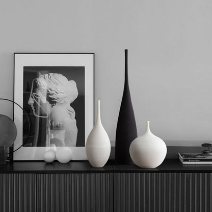 Black & White Ceramic Vase