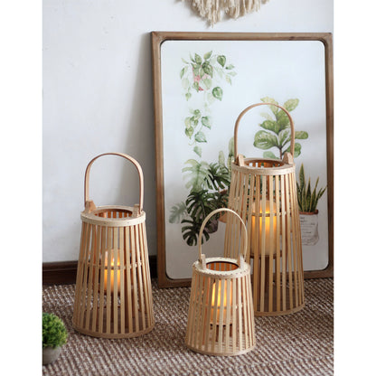 Bamboo Candle Holder Lantern