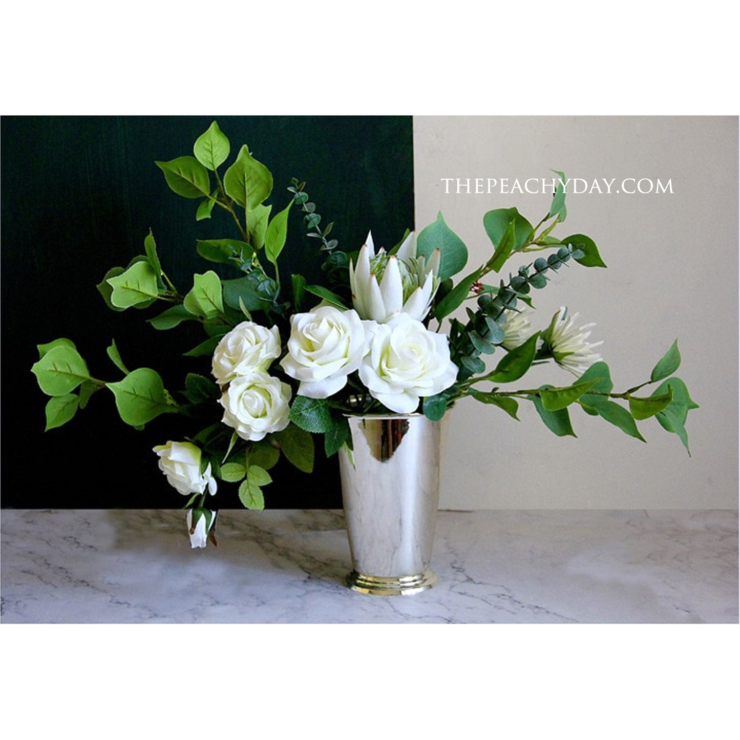 Real Touch fake faux Artificial King Protea tropical home decor wedding bouquet flower arrangements