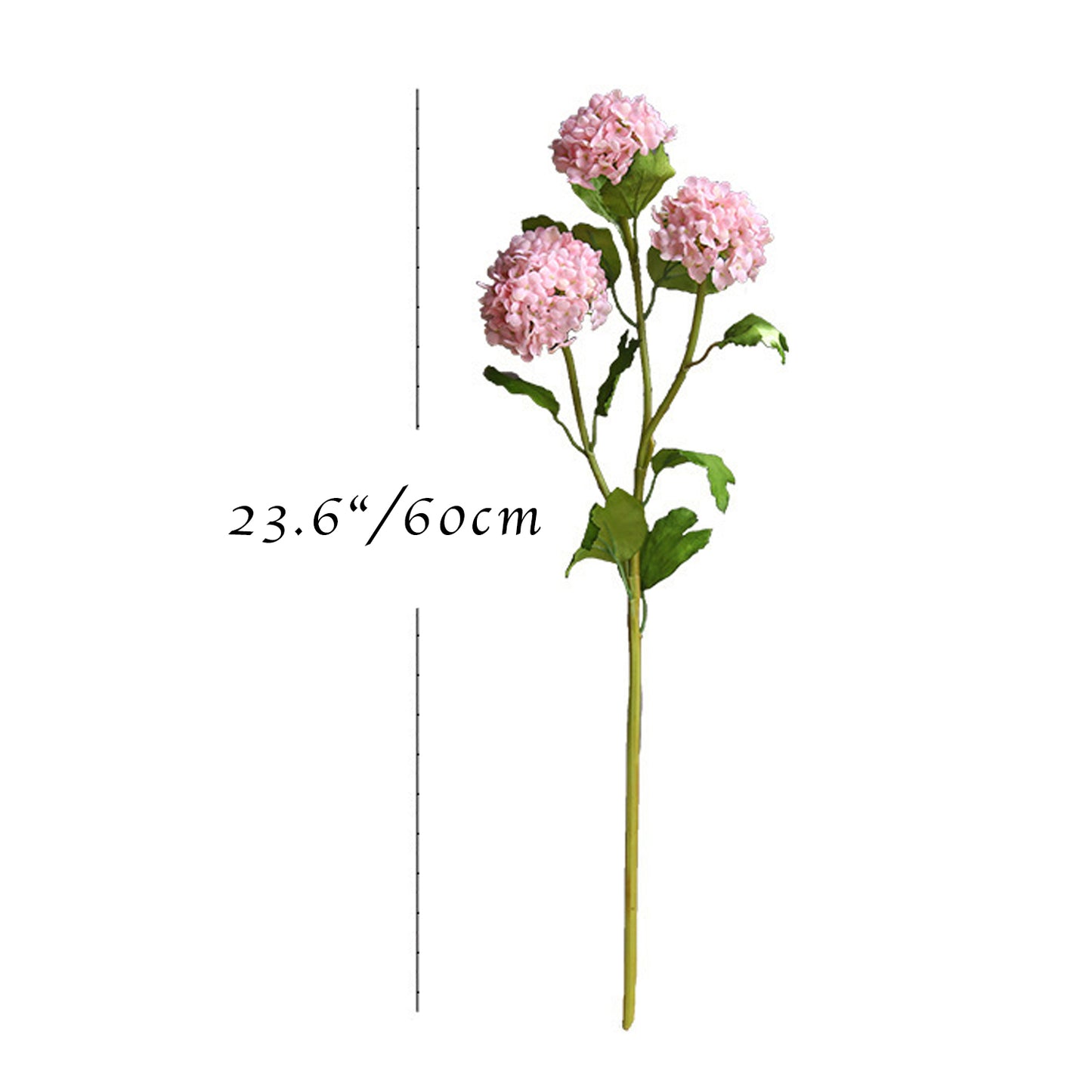 2 Stems Chineses Snowball Flowers | 5 Colors