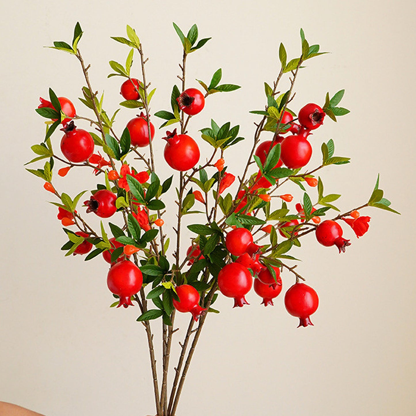 31.5" Artificial Pomegranate Branch
