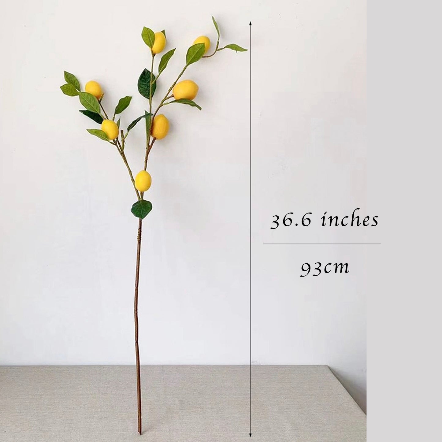 36.6" Artificial Lemon Branch
