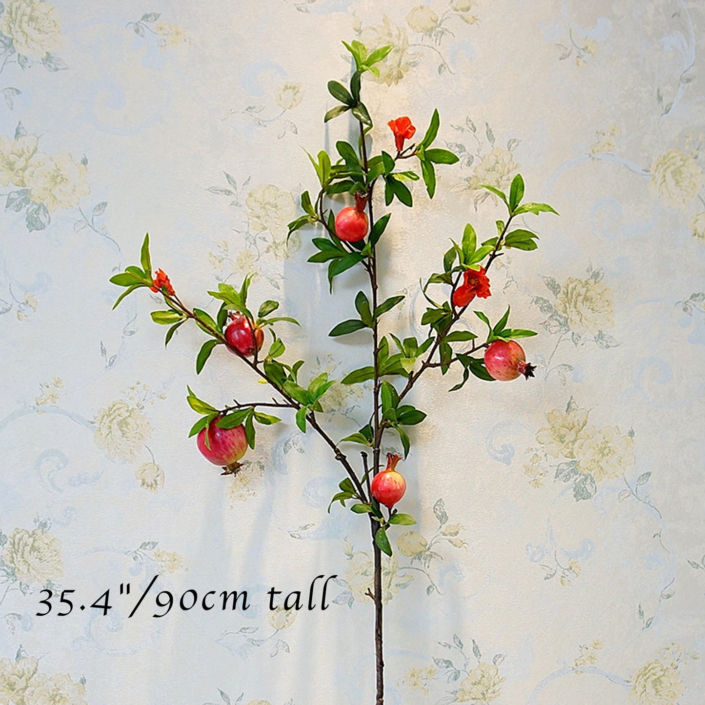 35.4" Artificial Pomegranate Branch