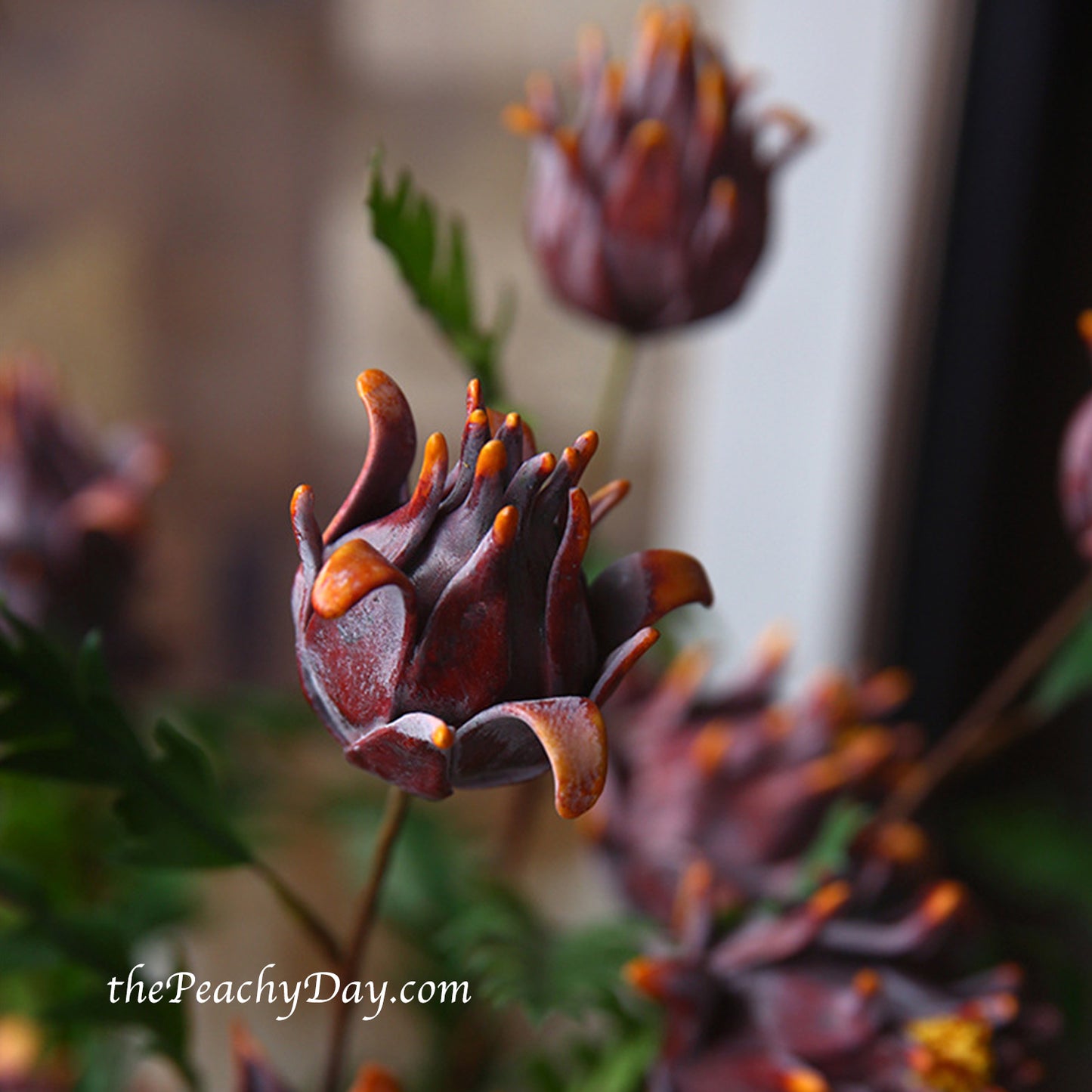 22.8" Fake Protea Buds | 3 Colors