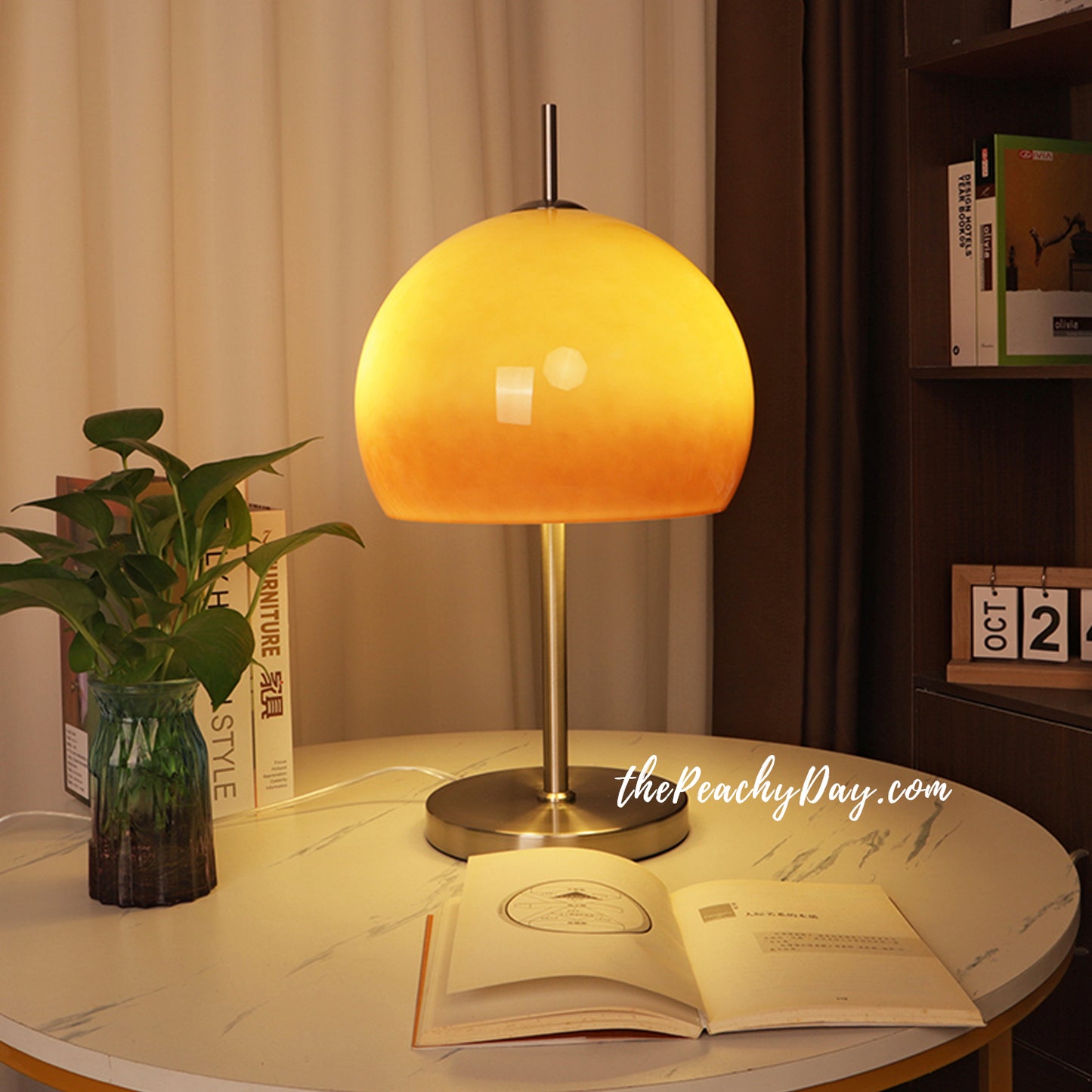 Bauhaus vintage lamp Retro Glass Table Lamp for bedroom nhome office living room aesthetic cute night light