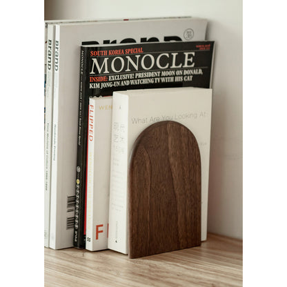 Wooden Bookends Set