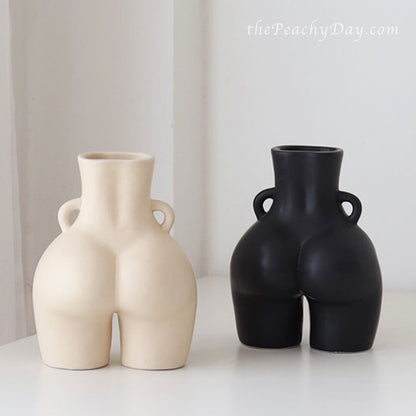 Ceramic Female Form Butt Vase