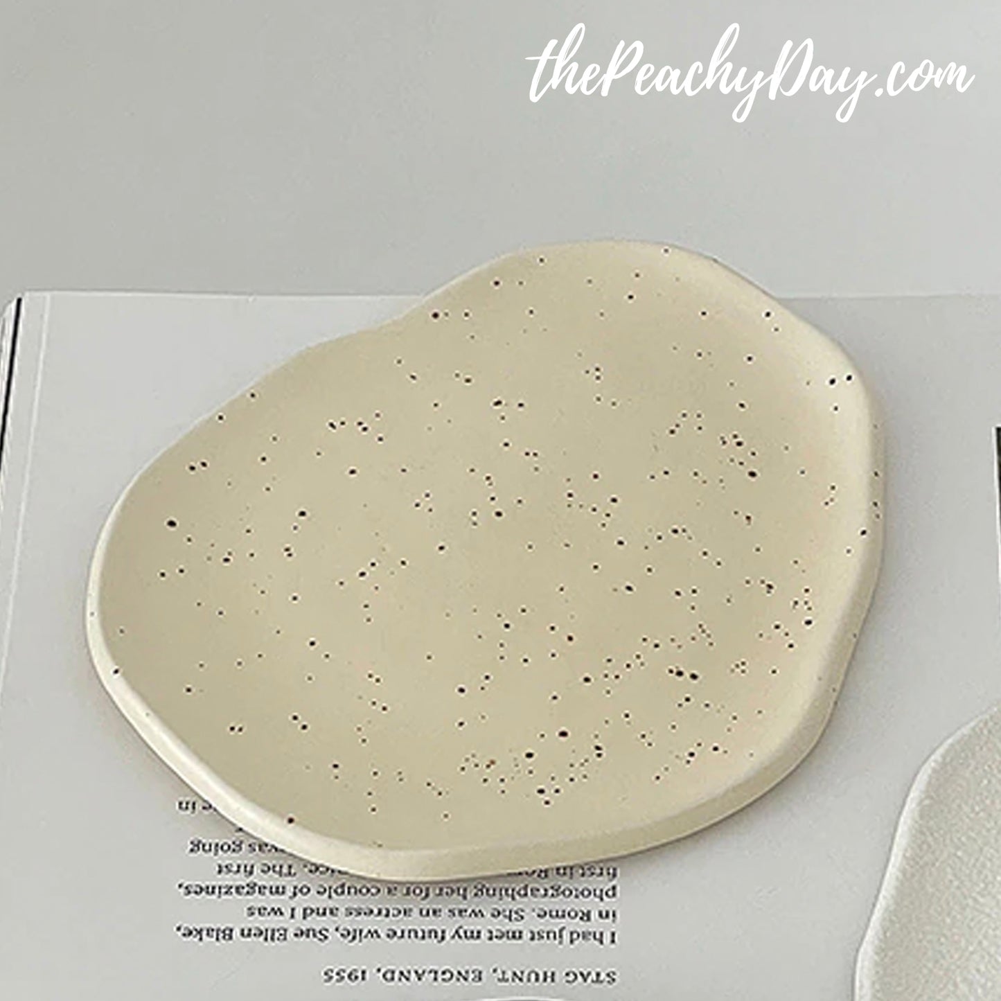 Ceramic Jewelry Tray Decorative Dish