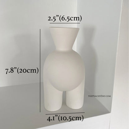 Ceramic Female Body Butt Vase