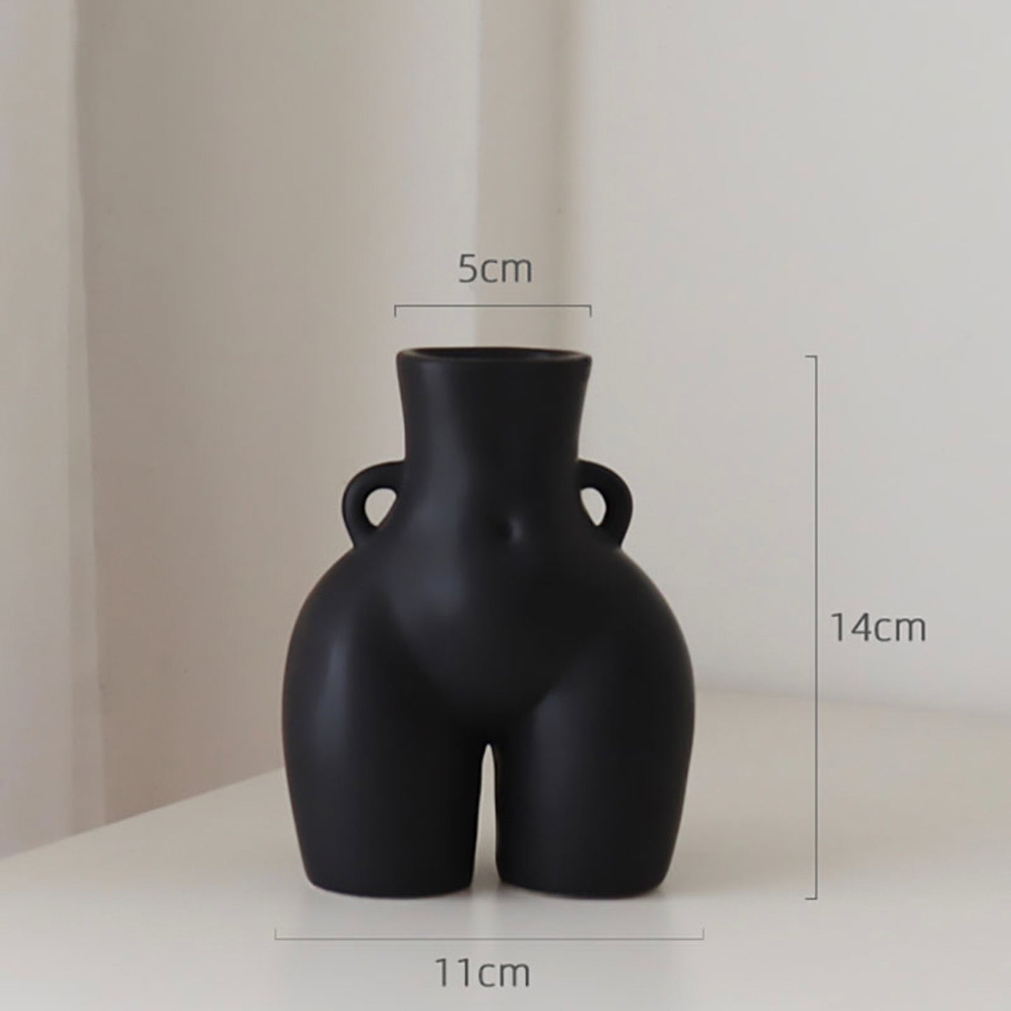Ceramic Female Form Butt Vase