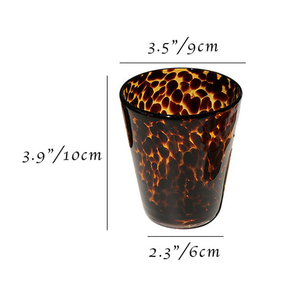 Hawksbill Amber Glass Vase