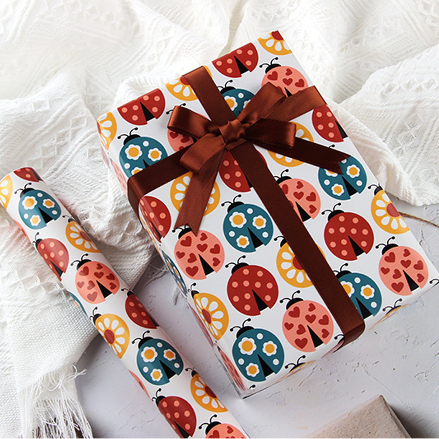 5Pcs Animal Wrapping Paper Sheets