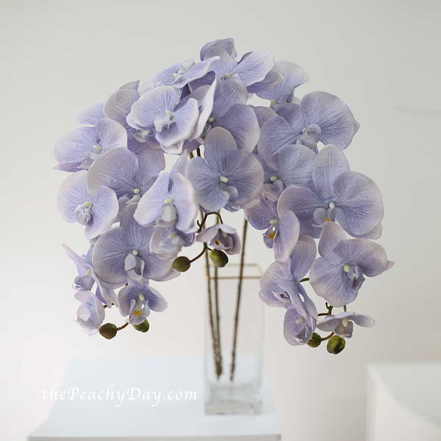 37.4" Artificial Phalaenopsis Orchid | 6 Pastel Colors