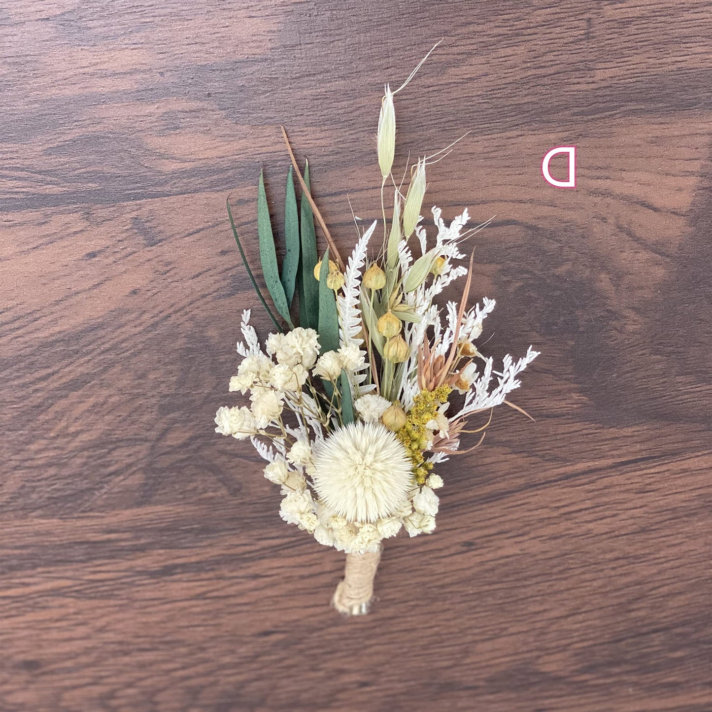 Boho Dried Flowers Boutonnieres | 6 Styles