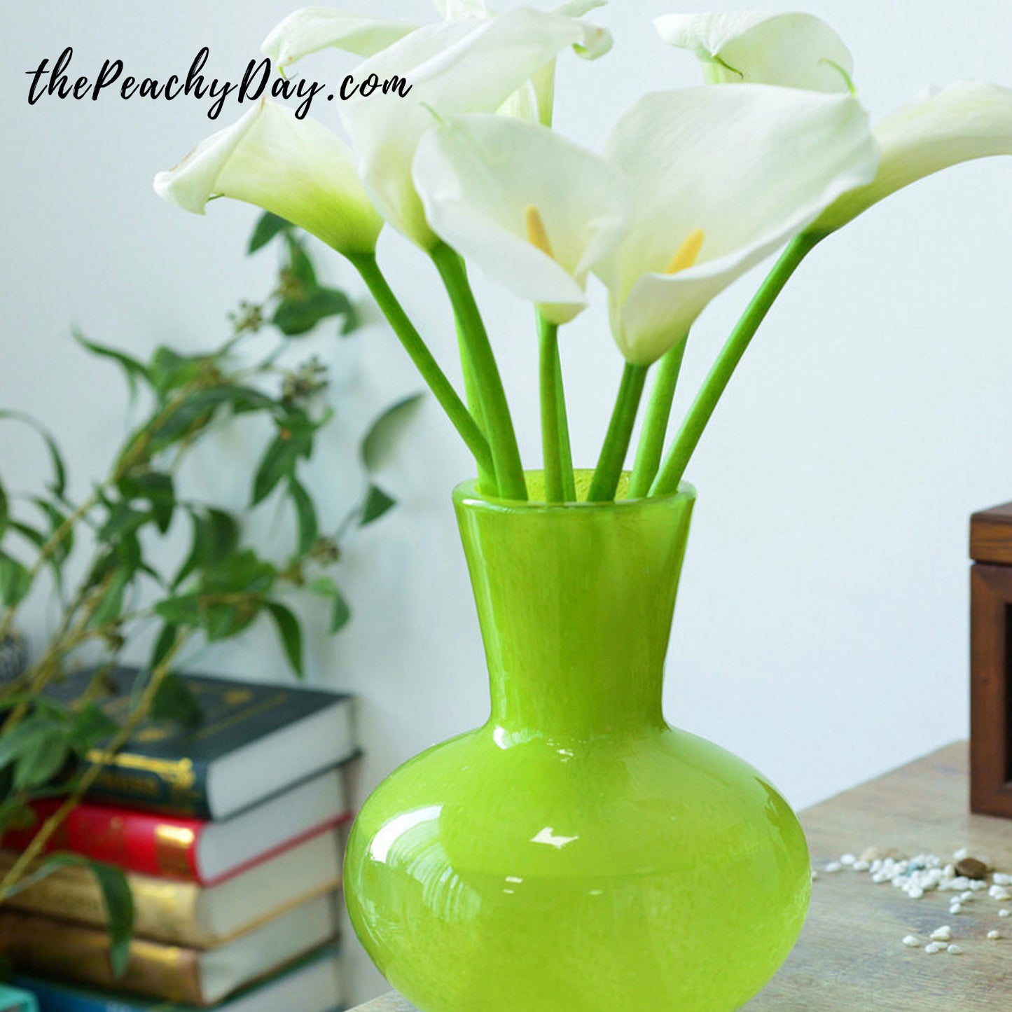 Grass Green Glass Vase