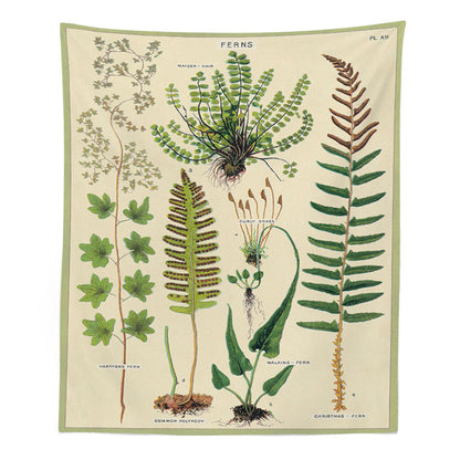 Vintage Botanical Wall Hanging Tapestry