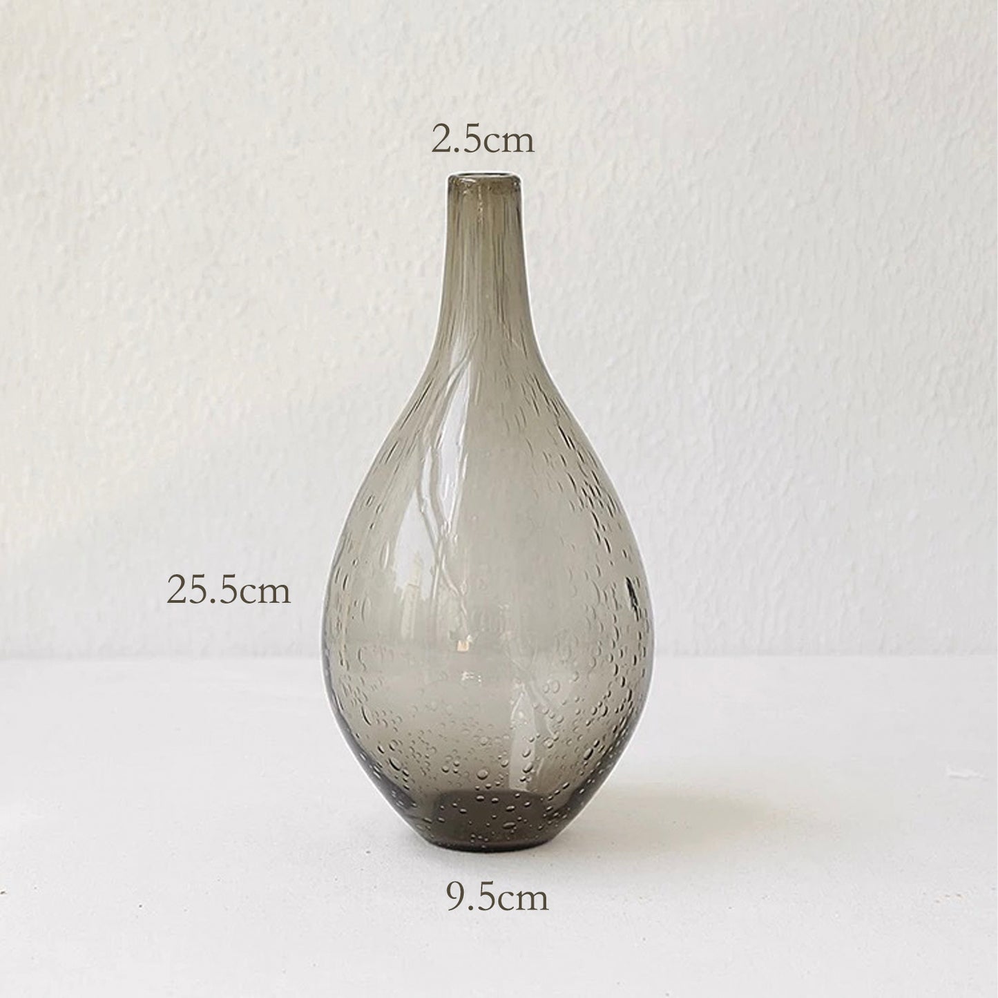 Rustic Bubble Glass Vase