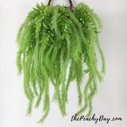 24.8" Artificial Succulent Hanging Plants