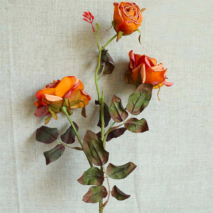 28.8 Faux Rustic Roses | 5 Colors